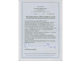 “COELN** 5.11.71” (Spalink 4-16) sehr klar rückseitig als Ankunftsstempel auf unfrankiertem, kompletten Faltbrief aus “RIGA 2