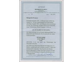 “DÜSSELDORF 19.OCTBR.67” (Spalink 11-2) mehrfach klar auf Preußen Ganzsachen-Umschlag 1 Sgr. mit wertstufengleicher Zufrankat