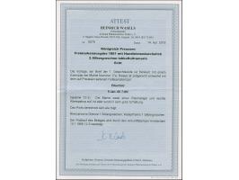 “ELBERFELD 9.JAN.66” (Spalink 12-3) sehr klar auf Preußen Wappen 2 Sgr. ultramarinblau als tarifgerechte Einzelfrankatur auf 