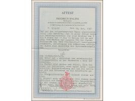 “MAGDEBURG 13.MÄRZ.68” (Spalink 23) mehrfach klar auf drei Einzelmarken Norddeutscher Postbezirk 1 Gr. durchstochen als tarif