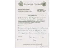 MÜHLHAUSEN i. ELS. 28.1.72" (Spalink 26-2) mehrfach etwas undeutlich auf drei Einzelmarken kleiner Schild ⅓ Gr. dunkelsmaragd