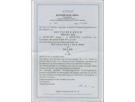 “MÜLHAUSEN i. ELS. BHF. 27.DECBR.73” (Spalink 26-6) mehrfach klar auf vier Einzelmarken großer Schild 5 Gr. ockerbraun und Ei