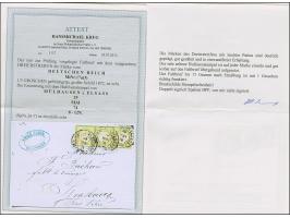 “MÜLHAUSEN i. ELSASS 29.MAI.74” (Spalink 26-7) mehrfach klar auf waagerechtem Dreierstreifen großer Schild ⅓ Gr. gelblichgrün