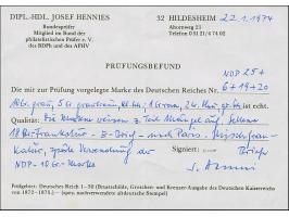 “STRASSBURG i. ELS 16.APRIL.73” (Spalink 36-3) recht klar mehrfach auf kleiner Schild 5 Gr. im kleinen Format mit Plattenfehl