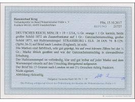 “STRASSBURG i. ELS. 26.JAN.74” (Spalink 36-5) mehrfach klar auf Ganzsachenumschlag großer Schild 1 Gr. mit tarifgerechter Zuf