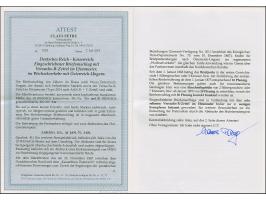 “ZABERN i. ELS. 26.JAN.75” (Spalink 41) mehrfach klar auf 10 Pfge karminrosa und 20 Pfge grauultramarin als tarifgerechte Fra