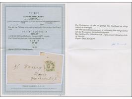 “COELN 20.11.74” (Spalink 4-2N2) klar auf Ganzsachen-Streifband großer Schild ⅓ Gr. nach Leipzig. Das Streifband mit Gelbflec