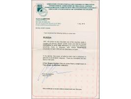 EFREMOV: 10 kopeck brown &amp; blue, ample to large margins, tied by pre-philatelic boxed handstamp “EFREMOV 10 APR 1858” to 