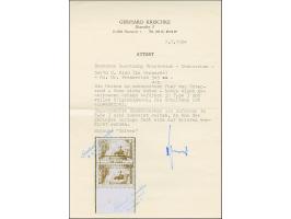 1940, La Mansarde 50C. im senkrechten Unterrandpaar mit gemeinsamen, waagerechten Aufdruck, postfrisch, tadellos, sehr selten