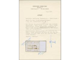 1940, Arbeitslosenkinder 50C. im waagerechten Seitenrandpaar mit gemeinsamen, doppelten waagerechten Aufdruck, postfrisch, ta