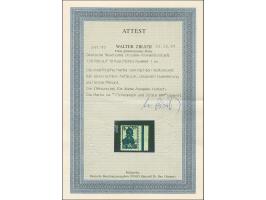 1941, 1.50 Rbl. auf 10 K., rechtes Seitenrandstück, postfrisch, tadellos, u.a. sign. Pickenpack sowie Fotoattest Zirath (1997