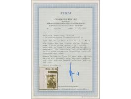 1,50 Rbl. auf 15 K., linke obere Bogenecke, postfrisch, tadellos, als Bogenecke sehr dekorativ, eine seltene Marke, unsignier