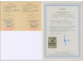 1942, Hakenkreuz 4mm: 2 Rbl. auf 5 K., postfrisch, tadellos, eine sehr seltene Marke, sign. EKeiler mit Attest sowie Fotoatte