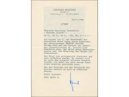 Merkurkopf 40-50C. sowie Pétain 60C., letzter Wert als Unterrandstück, sauber mit Stempel "FESTUNG LORIENT ZENSUR 22. Feb. 19