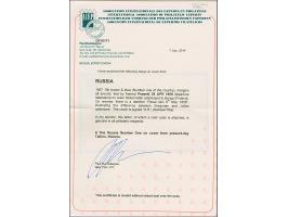 REVAL (Estonia): 10 kopeck brown &amp; blue, nice large even margins, tied by boxed pre-philatelic "REVAL 26 APR. 1858" to le