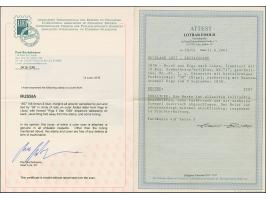 RIGA (Latvia): 10 kopeck brown and blue, good to large margins, tied by clear dotted numeral "38" to letter sheet to Libau wi