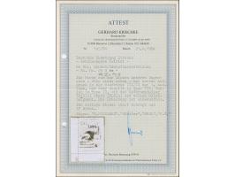 Mechanisierungs-Pavillon 60K. aus der linken unteren Bogenecke, mit Aufdruckfehler “Teisiai statt Telsiai”, links unten mit D