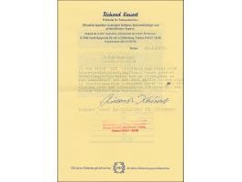 “VAREL 10.12.(52)” Rahmenstempel in schwarz auf allseits voll- bis breitrandiger 1/30 Sgr. auf blau in Type II auf komplettem