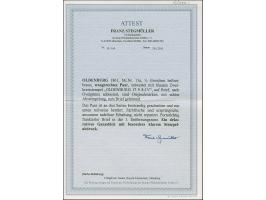 ½ Gr. hellrotbraun im waagerechten Paar mit sehr klarem DKr. "OLDENBURG 17.9.(62) als tarifgerechte Mehrfachfrankatur auf kom