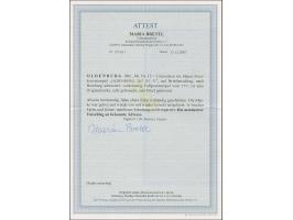 2 Gr. rot mit blauem DKr. “OLDENBURG 26.7.(62)” als tarifgerechte Einzelfrankatur auf kleinformatigem Briefkuvert nach Hambur