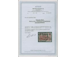 1920, Aufdruckausgabe 2,50 M. auf 2 M. dunkelkarminbraun, farbfrisch und gut gezähnt, sauber gestempelt. Fotoattest Weinbuch 