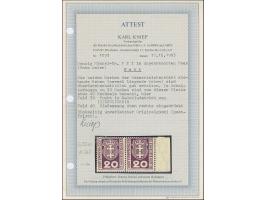 1921, Kleines Staatswappen 20 Pfennig mit stehendem Wasserzeichen, farbfrisch und gut gezähnt, postfrisch, tadellos, unsignie