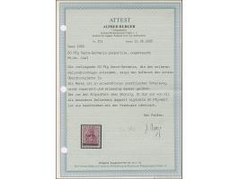 1920, Germania 60 Pfennig rotlila, postfrisch, tadellos, u.a. sign. Dub sowie Fotoattest Burger BPP (2005)