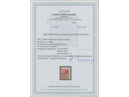 15 Pfg. dunkelbraunorange auf y-Papier, postfrisch, in tadelloser Erhaltung, u.a. sign. Kramp BPP mit Fotoattest (2012)