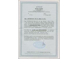 Weihnachts-Block auf graugefasertem Papier, postfrisch, in tadelloser Erhaltung. Bisher sind nur ganz wenige postfrische Exem