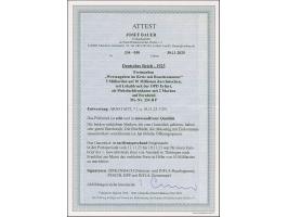 5 Mrd. auf 10 Mio. durchstochen, 2 Einzelwerte, beide tadellos, mit klar aufgesetztem Stempel "ARNSTADT 19.11.23" als portoge