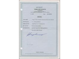 1920, 1 Mark 26:17 Zähnungslöcher, farbfrisch, gut gezähnt, sauber ungebraucht, tadellos, eine sehr seltene Marke, Fotoattest