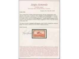 1934, Nachauflage 50 Cent dunkelbräunlichrot, postfrisch, tadellos