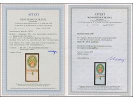 1928, Nothilfe 5 Pfg. mit stehendem Wasserzeichen (Wz. 2X), Unterrandstück mit Teil-HAN “01.28”, postfrisch, in tadelloser Er