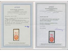 1926, Nothilfe 10 Pfg. mit stehendem Wasserzeichen (Wz. 2X), Oberrandstück, postfrisch und in tadelloser Erhaltung. Ein schön