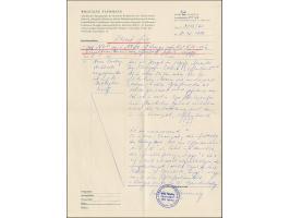 18 Kr. ocker, mit rechts sauber auf- und nebengesetztem EKr. "OFFENBACH 20 10" (1871) auf teils vorgedrucktem Paketbegleitbri