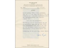 18 Kr. ocker, 1 Kr. grün und 2 Kr. orange mit klar auf- und nebengesetztem EKr. "DARMSTADT 9 10 71" auf Paketbegleitbrief nac