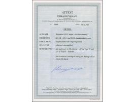 1923, Grünaufdruck 15 C. auf 50 M. dunkelockerbraun, mit Aufdruck in Mischtype, “'1' in Type II und ‘5’ in Type I, von Aufdru