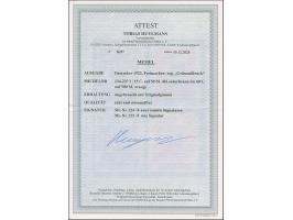 1923, Grünaufdruck 15-60 C., sauber ungebraucht, tadellos, teils sign. sowie Fotoattest Huylmans BPP (2025)