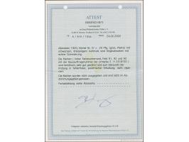 1920, Nicht ausgegeben Germania 20-40 Pfennig, je im waagerechten Unterrand-Dreierstreifen mit Ur-HAN, postfrisch, tadellos, 