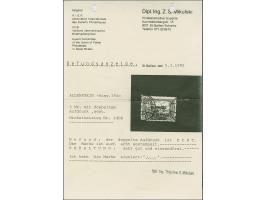 1920, Germania 3 Mark mit doppeltem Aufdruck, farbfrisch und üblich gezähnt, sauber gestempelt, winzige Druckspur, sonst tade