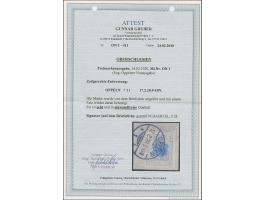 1920, Germania 2 Pfennig gelbgrau, farbfrisch und gut gezähnt, sauber mit Stempel “OPPELN 17.2.20” auf Briefstück (zur Kontro