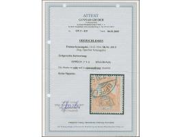 1920, Germania 7½ Pfennig dunkelrötlichorange, farbfrisch und gut gezähnt, sauber gestempelt, tadellos, Fotoattest Gruber BPP