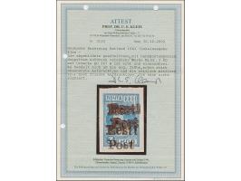 1941, 3 Kopeken dunkelgrünlichblau, mit klarem Doppeldruck, postfrisch, tadellos. Eine sehr seltene Marke, ProFi hat lediglic