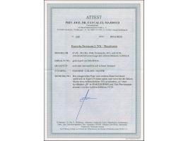 30 L. auf 14 St. mit Aufdruck in Type I und Aufdruckfehler “arabisches A statt kyrillisches R im Wort ”MAKEDONIA" (Feld 19) i