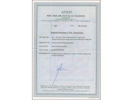 30 L. auf 14 St. mit kopfstehendem Aufdruck in Type I (Aufdruckfeld 20), postfrisch, in tadelloser Erhaltung, sign. Karaivano