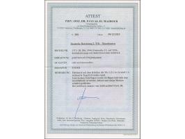 Fehldruck 3 L. auf 10 St. mit rotem Aufdruck in Type II (Aufdruck mit Klischee der Mi.-Nr. 2), postfrisch und in tadelloser E