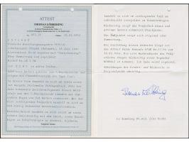 1941, Wappenschild 30 Kopeken, geschnitten, Type I, Unterrand-Viererblock mit zwei Zwischenstegpaaren auf ungummiertem Papier