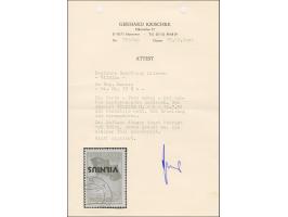 1941, Nordpol 80 Kopeken karmin, mit kopfstehendem Aufdruck, farbfrisch und gut gezähnt, sauber gestempelt, tadellos, eine se