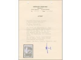 Majakowski 80 Kopeken ultramarin, mit kopfstehendem Aufdruck in Type I von Druckfeld 45, farbfrisch und gut gezähnt, sauber g