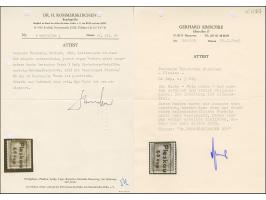 1941, Nicht ausgegeben: Hindenburg 3 Pfennig braun mit Handstempelaufdruck “Pleskau 60 Kop”, postfrisch, ganz leichte Drucksp